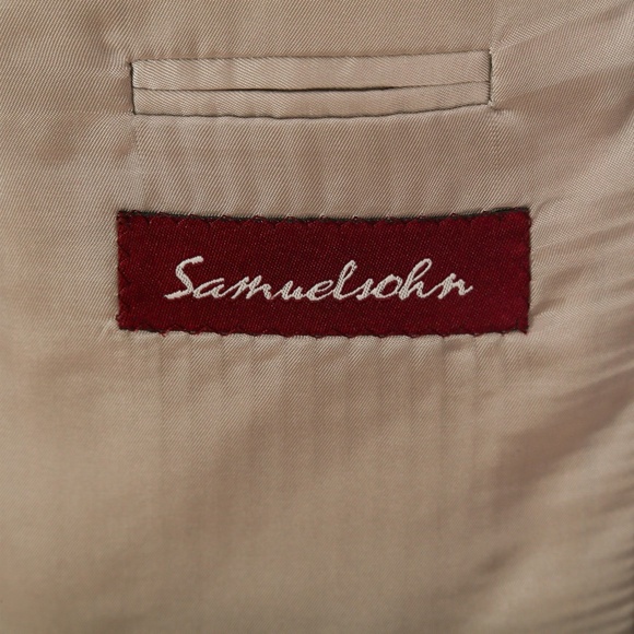 Samuelsohn Full Canvas Gray Nailshead Sport Coat - Picture 7 of 8